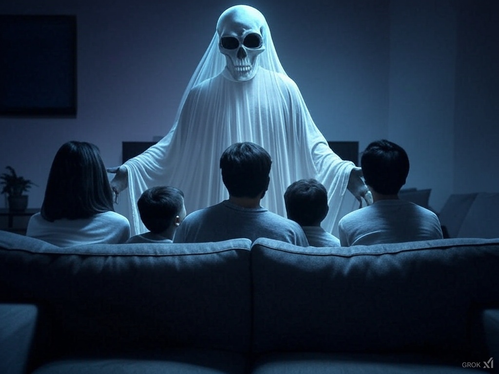 ghost haunting a family